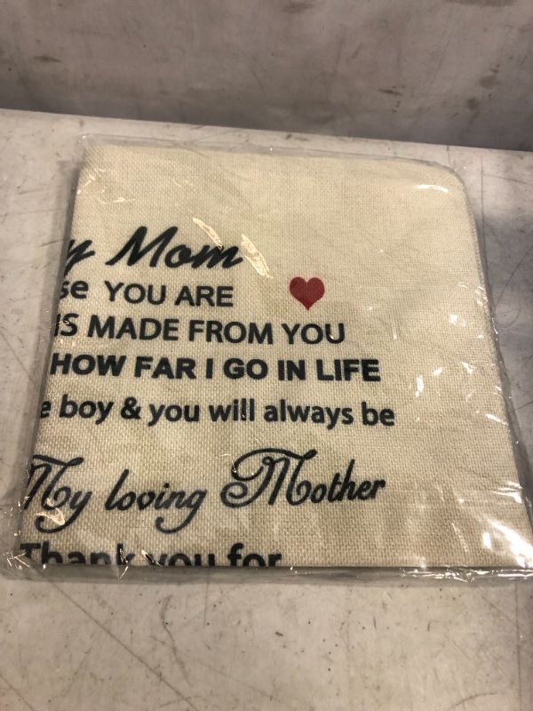 Photo 2 of  Throw Pillow Cover Cases Mommy Couch Sofa Cushion Cover Mothers Day Thank You (from Son)
