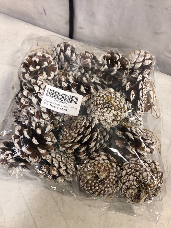 Photo 2 of 25 pcs Natural Dried Christmas Pine Cones Holiday Pinecones Pine Cones Ornaments
