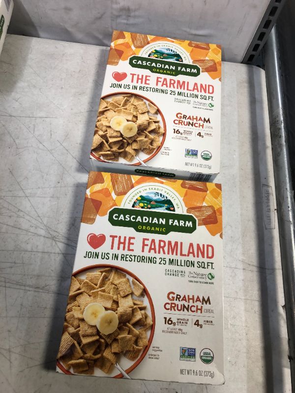 Photo 2 of 2 PACK Cascadian Farm Organic Graham Crunch Cereal, 9.6 oz.
