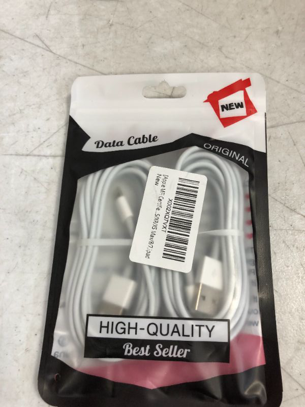 Photo 1 of  iPhone Charger Cable,2 Pack Lightning to USB Cable 6.6Ft,Original Certified Fast iPhone Charging Data Sync Cord for iPhone 
