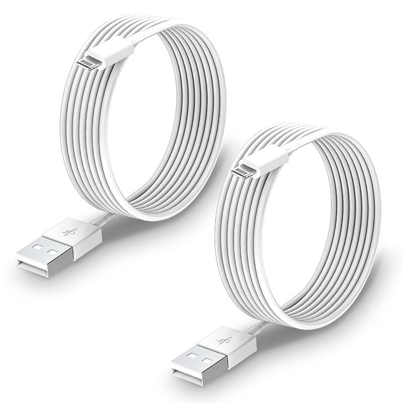 Photo 1 of  iPhone Charger Cable,2 Pack Lightning to USB Cable 6.6Ft,Original Certified Fast iPhone Charging Data Sync Cord for iPhone 
