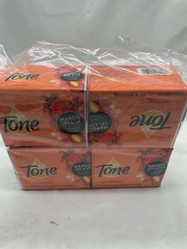 Photo 2 of Tone Bath Bar Soap, Mango Splash, 4.25 Ounce Bars, 8 Count