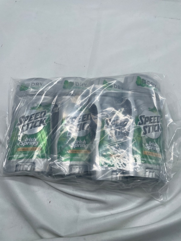 Photo 2 of Speed Stick Original Antiperspirant & Deodorant, Irish Spring 2.70 oz (Pack of 4)

