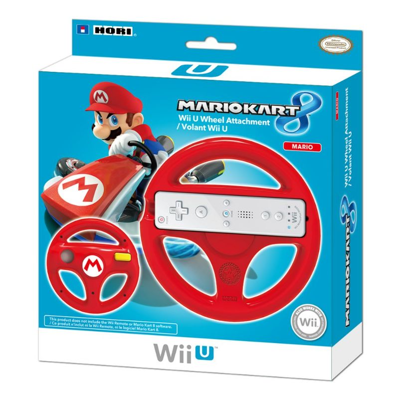 Photo 3 of HORI Mario Kart 8 Racing Wheel (Mario) - Nintendo Wii U