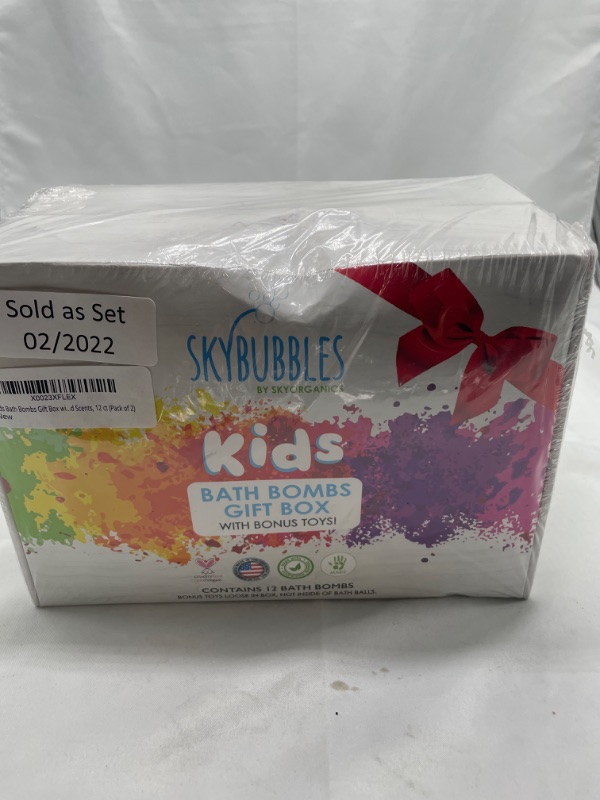 Photo 4 of Sky Organics Kids Bath Bomb Gift Set for Body to Soak, Nourish & Enjoy, 12 ct.