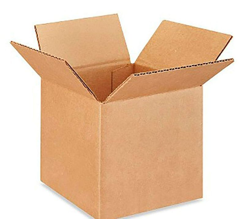 Photo 1 of Pantryware Essentials 10 Small Moving Boxes 6x6x6 Corrugated Packing Cardboard Boxes - 10 pack