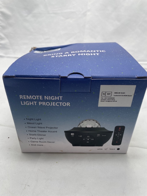 Photo 4 of Star Projector Galaxy Night Light Projector, with Remote Control&Music Speaker, Voice Control&Timer, Starry Light Projector for Baby Kids Adults Bedroom/Decoration/Birthday/Party

