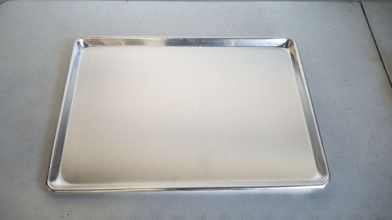Photo 2 of  Baking Sheet Stainless Steel Baking Tray Cookie Sheet Oven Pan Rectangle Size 26 x 18 inches, Non Toxic & Healthy