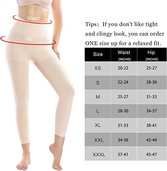 Photo 2 of +MD Women's High Waist Target Firm Control Shapewear Compression Slimming Leggings size XXX-Large