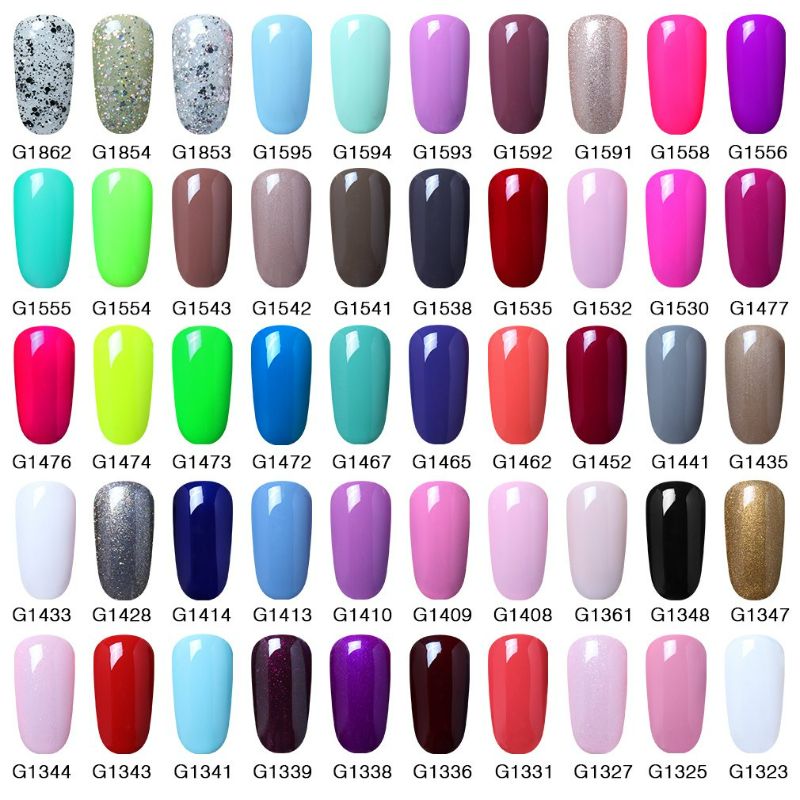 Photo 1 of (2COUNT) WHITE Elite99 Gel Polish Soak Off Gel Nail Polish UV LED Nail Art 8ml