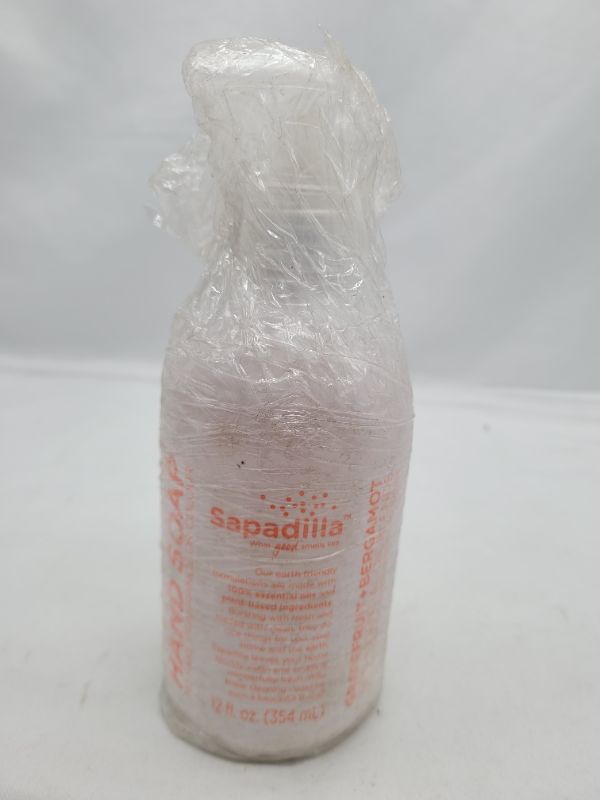Photo 1 of Sapadilla Hand Soap, Grapefruit + Bergamot, 12oz Grapefruit + Bergamot 1 Pack