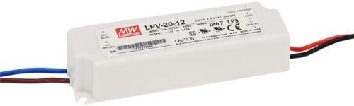 Photo 1 of Mean Well LPV-20-12 90-264 VAC Input 20-watt 1.67-Amp USA LED Driver with 12 VDC Output