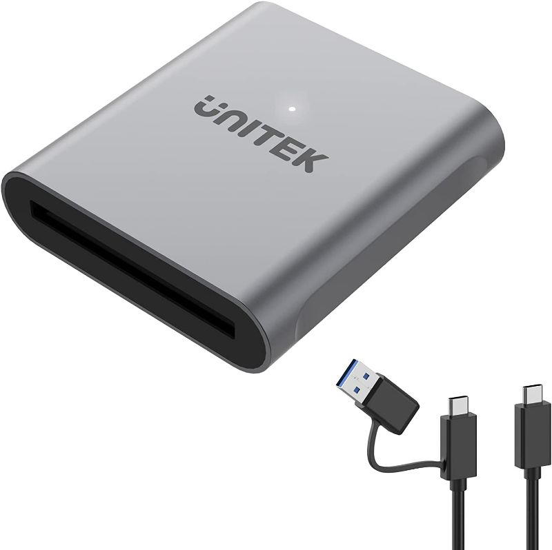 Photo 1 of Unitek CFast Card Reader, USB 3.0 USB C CFast 2.0 Card Reader, Portable Aluminum CFast Memory Card Adapter Thunderbolt 3 Port Connection Supported, Compatible for SanDisk, Lexar, Transcend, Sony Card