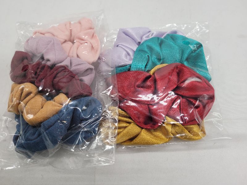 Photo 1 of 8pcs hair scrunchies soft hair ties