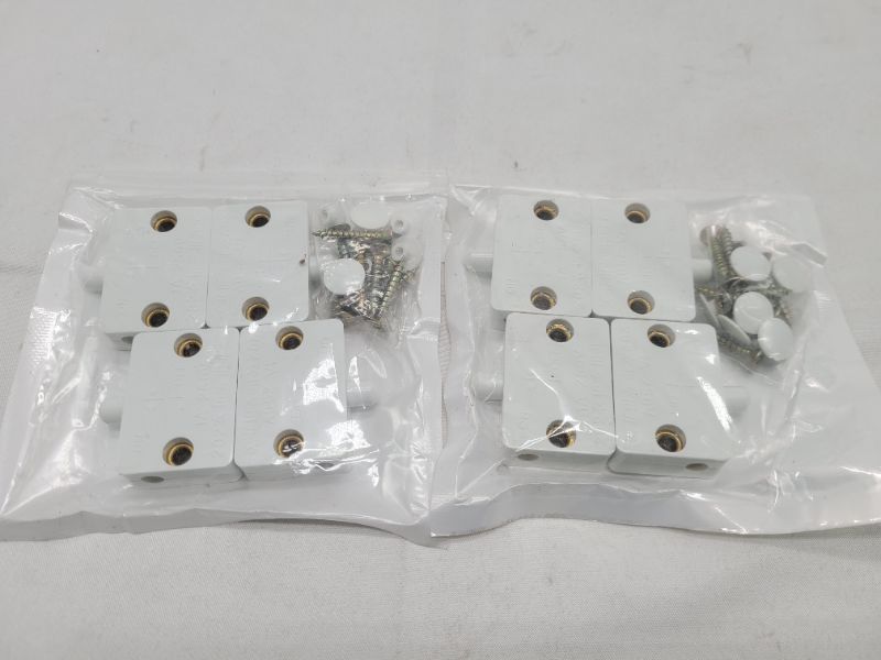 Photo 2 of (2pack) 4 pcs Cabinet Door Switch,Closet Light Switch ?for Wardrobe Applicable to 12V 24V 110V(White)