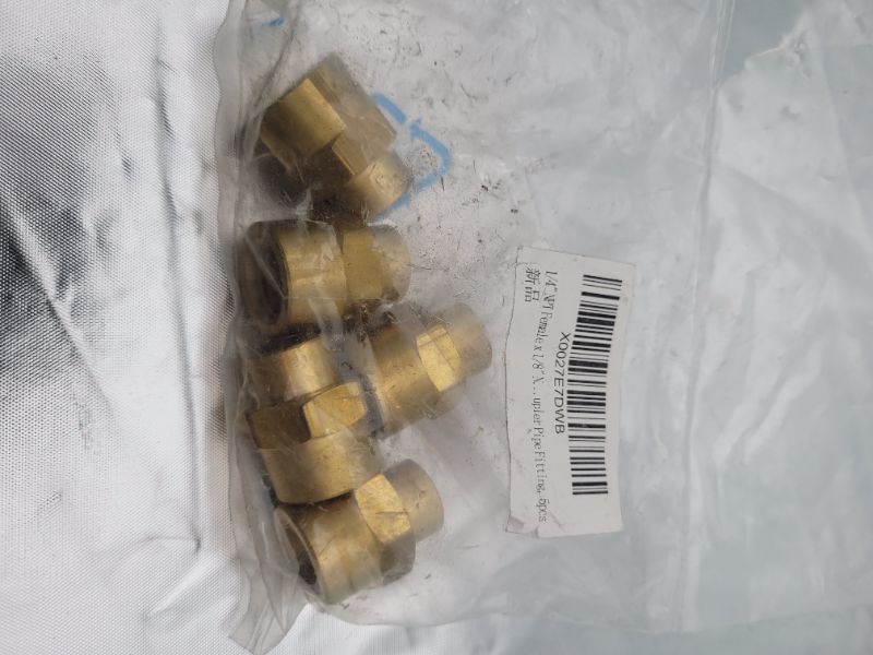 Photo 4 of 1/4" NPT Female x 1/8" NPT Female Brass Reducing Coupling Reducer Coupler Pipe Fitting, 5pcs