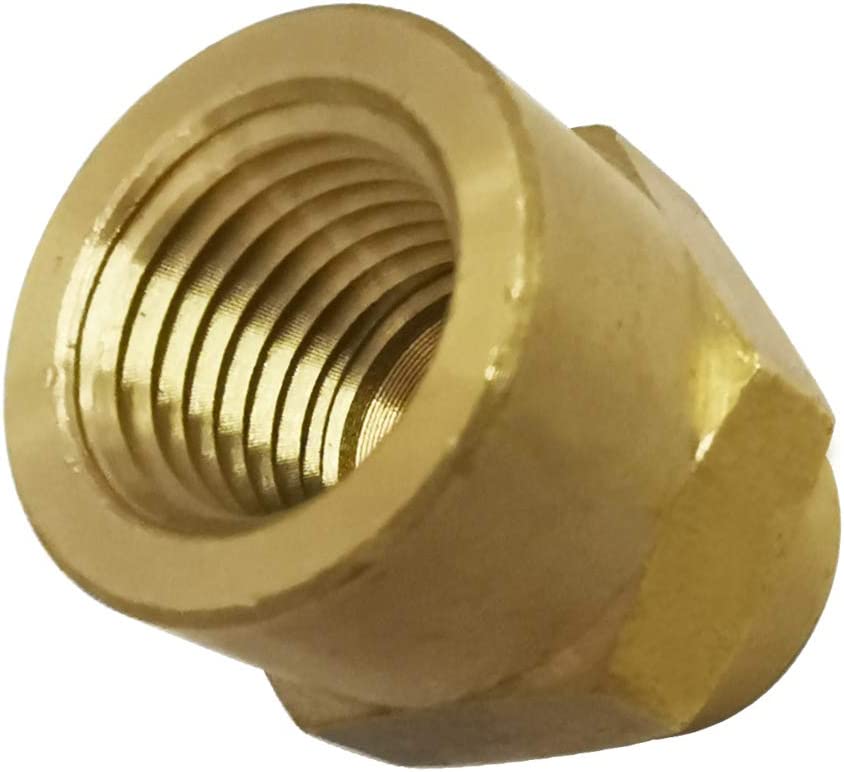 Photo 3 of 1/4" NPT Female x 1/8" NPT Female Brass Reducing Coupling Reducer Coupler Pipe Fitting, 5pcs