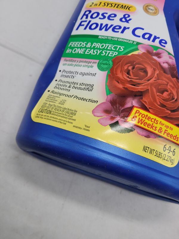 Photo 3 of 5 lb. 2-in-1 Systemic Rose and Flower Care Ready-to-Use Granules