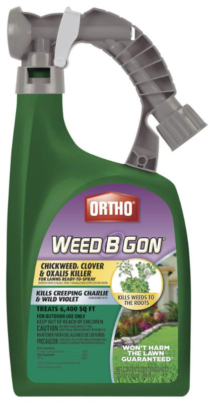 Photo 1 of Ortho Weed B Gon Chickweed, Clover & Oxalis Killer for Lawns, 32 Oz. Ready to Spray