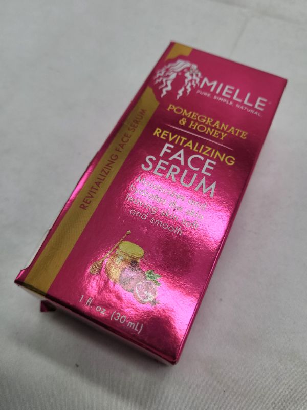 Photo 1 of MIELLE Mielle pomegranate & honey revitalizing face serum, 1 Fl Ounce
