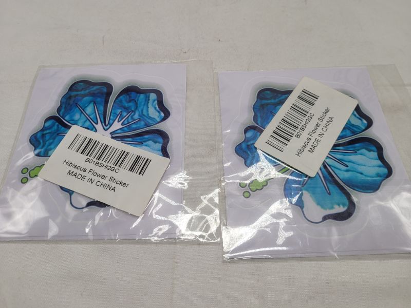 Photo 2 of (2pack) Vinyl Flower Sticker/Decal for Laptop Cars 2pcs