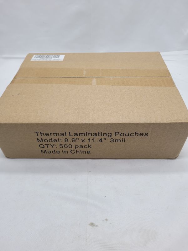 Photo 3 of SJPACK Thermal Laminating Pouches, 9 x 11.5 Inches Laminating Sheets, 3 mil Thick Laminate Sheets, 500 Pack,Clear