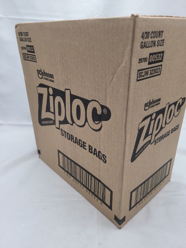Photo 2 of Ziploc Gallon Food Storage Freezer Bags, Grip 'n Seal Technology for Easier Grip, Open, and Close, 30 Count, Pack of 4 (120 Total Bags)