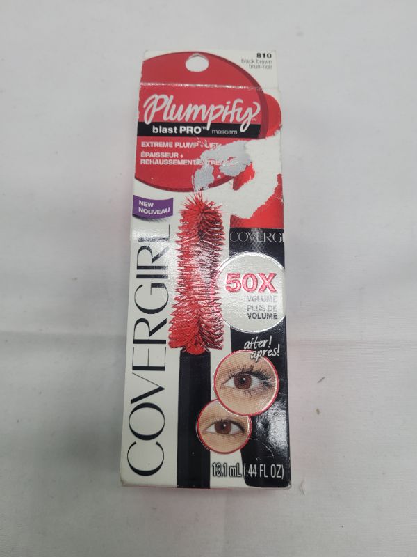 Photo 4 of COVERGIRL Plumpify BlastPro Mascara, Black Brown ,0.44 fl oz (13ml) (Packaging may vary)