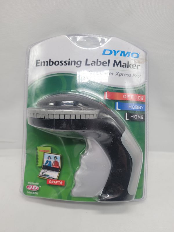 Photo 2 of DYMO Embossing Label Maker with 3 Label Tapes 12966 Machine + 3 tapes