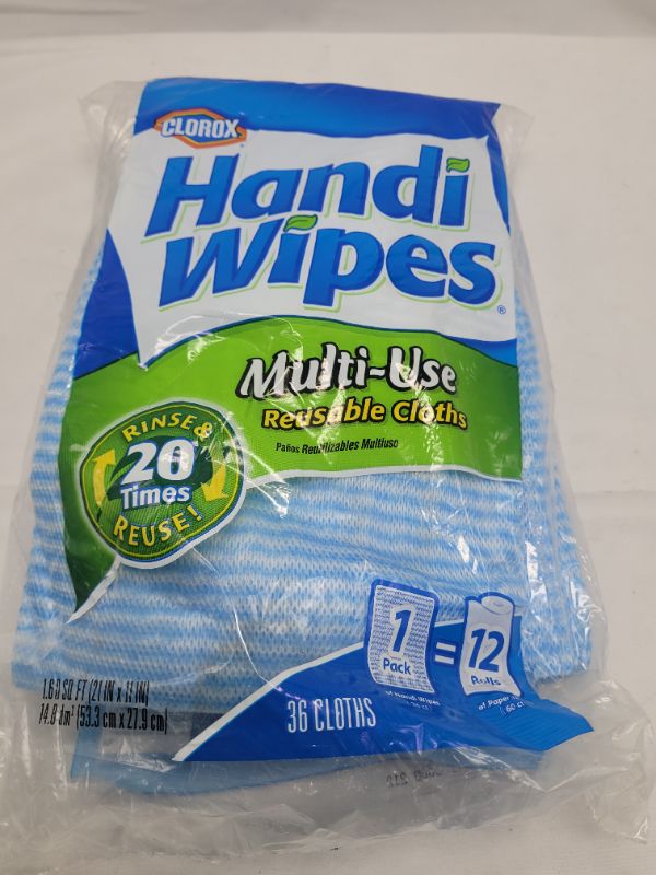 Photo 2 of Handi Wipes Clorox Multi-Use Reuseable Cloths, 36 Count
