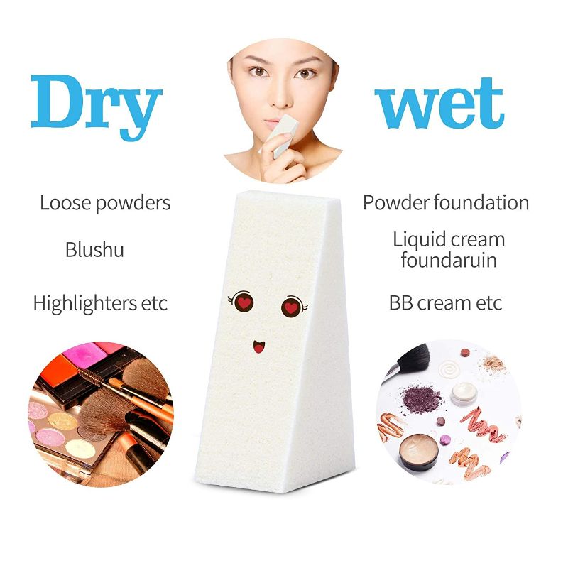 Photo 3 of (2pack) 25pcs Cosmetic Puff Powder Puff Beauty Women's Makeup Wedge Foundation Sponge Blender to Make Up Tools Accessories