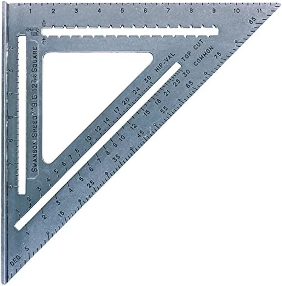 Photo 2 of SWANSON Tool Co., Inc SW1201K Value Pack 7 inch Speed Square and Big 12 Speed Square (without layout bar) ships with Blue Book