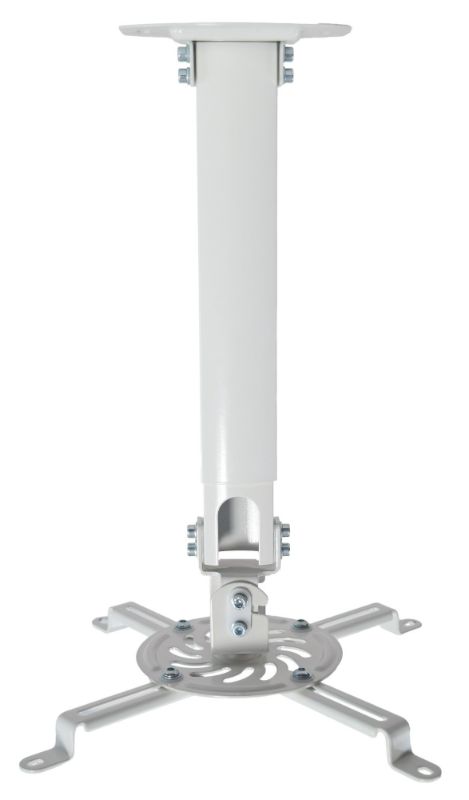 Photo 1 of VIVO Universal Extending Ceiling Projector Mount, Height Adjustable Projection, White, MOUNT-VP02W