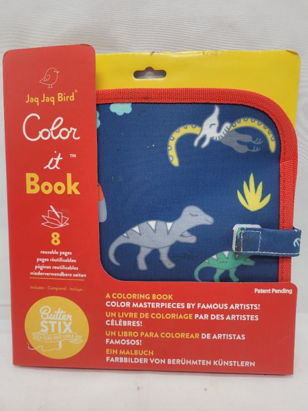 Photo 4 of Jaq Jaq Bird Color It & Go erasable Book (Dinosaurs)
