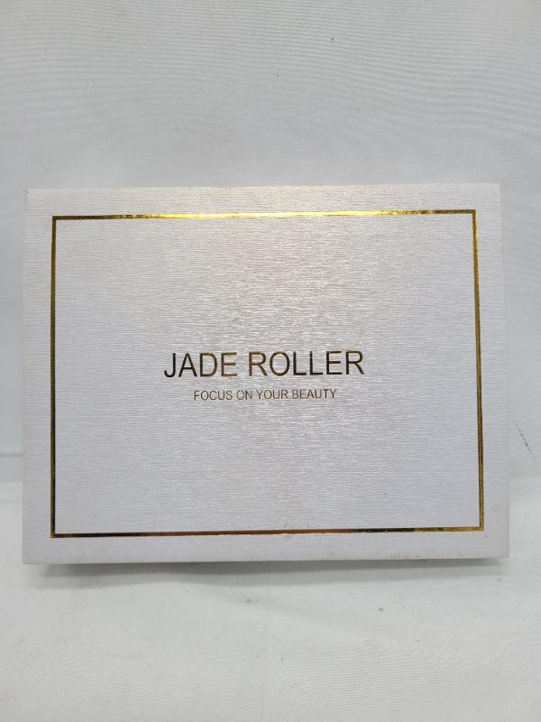 Photo 2 of Jade Roller & Gua Sha, Face Roller, Facial Beauty Roller Skin Care Tools, BAIMEI Rose Quartz Massager for Face, Eyes, Neck, Body Muscle Relaxing and Relieve Fine Lines and Wrinkles