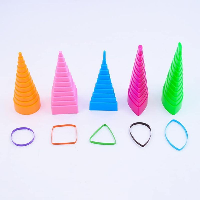 Photo 1 of (2 pack) YURROAD Quilling Shapes & Designs Border Buddy Tool 5 Shape Towers Quilling Tools Kit