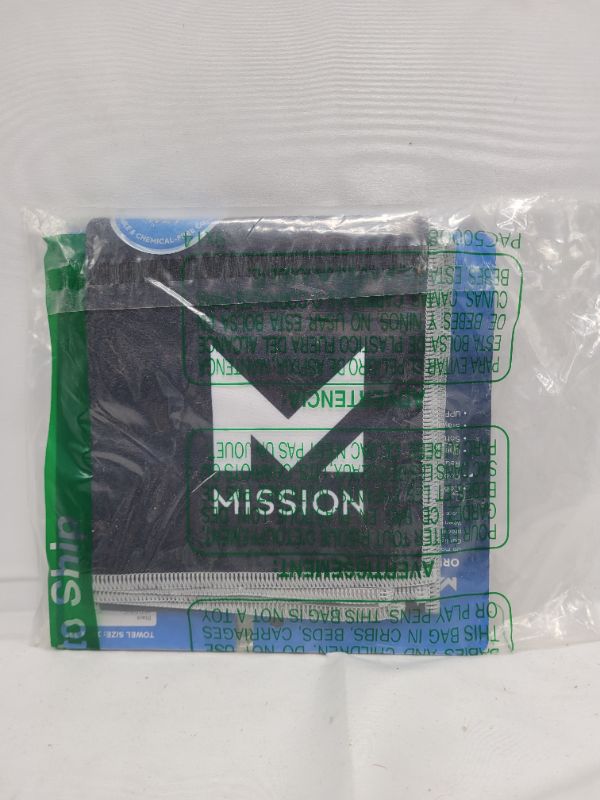 Photo 2 of BLACK Mission Original Cooling Towel- Evaporative Cool Technology, Cools Instantly When Wet, UPF 50 Sun Protection, for Sports, Yoga, Golf, Gym, Neck, Workout, 10” x 33”