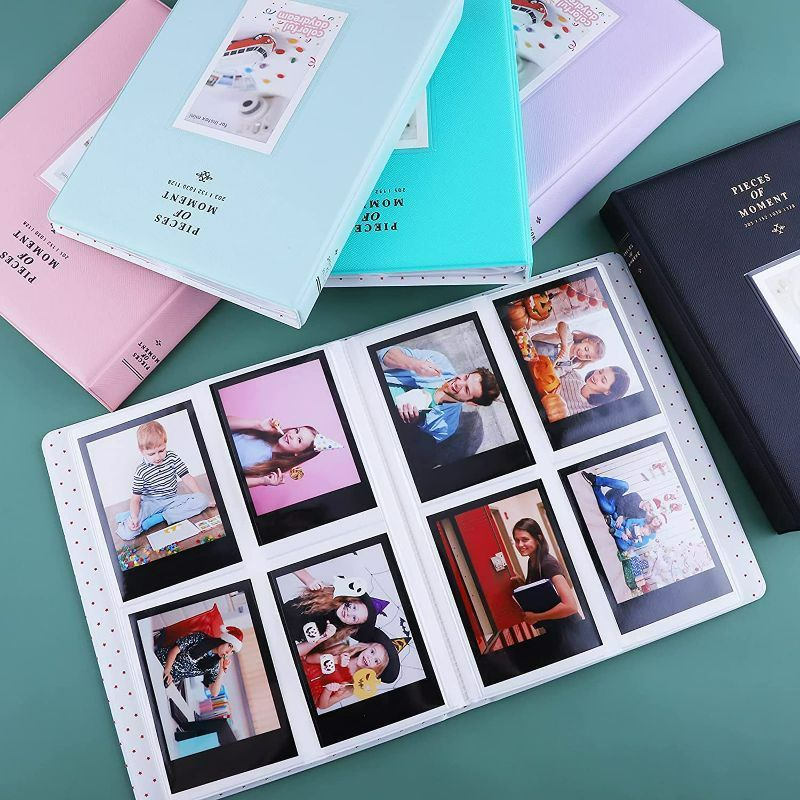 Photo 1 of Ablus 128 Pockets Mini Photo Album - Fits for Fujifilm Instax Mini 11 Mini 9 Mini 8 Mini 90 Mini 25, Polaroid Snap PIC-300, Kodak Mini 3-Inch Film(Yellow)