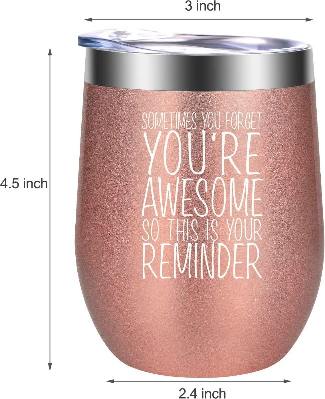 Photo 1 of GSPY Wine Tumbler for Women - Thank You Gifts, Valentines Day Gifts for Women - Galentines Day Gifts - Funny Birthday, Appreciation Gifts for Mom, Teacher, Coworker, Friend, Daughter, Nurse, Her, Wife