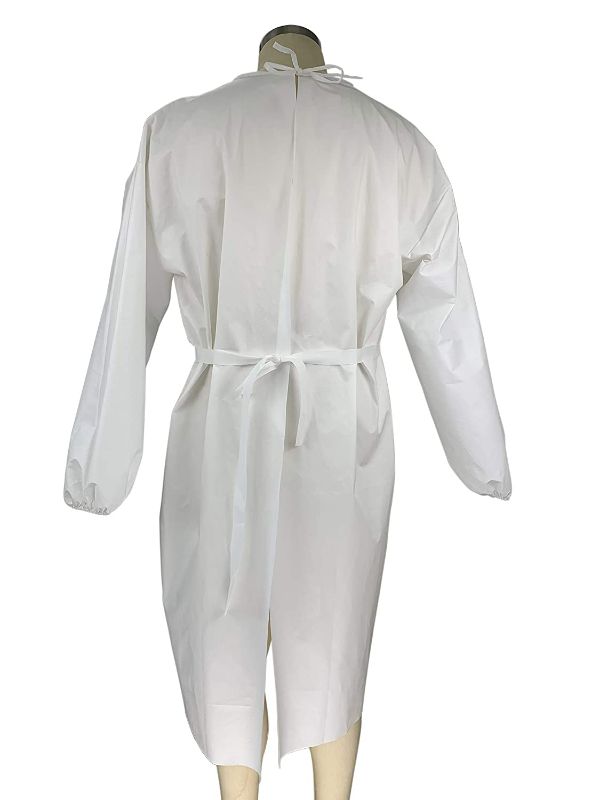 Photo 2 of (2 pack) Disposable Isolation Gown - L