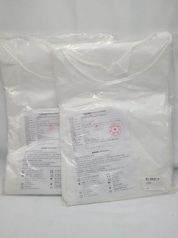 Photo 4 of (2 pack) Disposable Isolation Gown - L