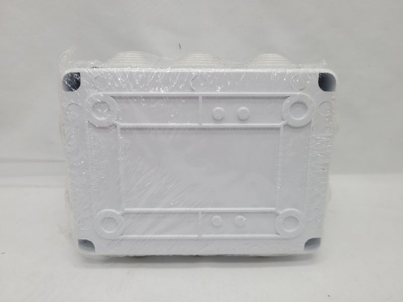 Photo 5 of Zulkit Junction Box ABS Plastic Dustproof Waterproof IP65 Universal Electrical Boxes Project Enclosure White 5.9 x 4.3 x 2.8 inch (150 x 110 x 70mm)