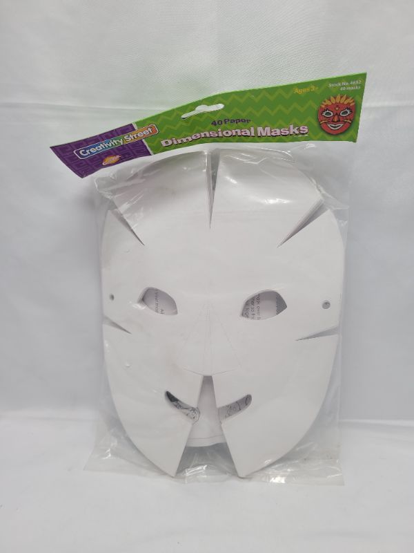 Photo 2 of Creativity Street Die Cut Dimensional Masks, 10.5-in. x 8.25-in., 40 Pack (AC4652)