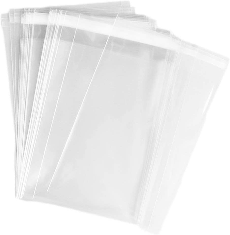 Photo 1 of AIRSUNNY 200 Pcs 6x9 Clear Resealable Cello/Cellophane Bags Good for Bakery, Candle, Soap, Cookie Poly Bags