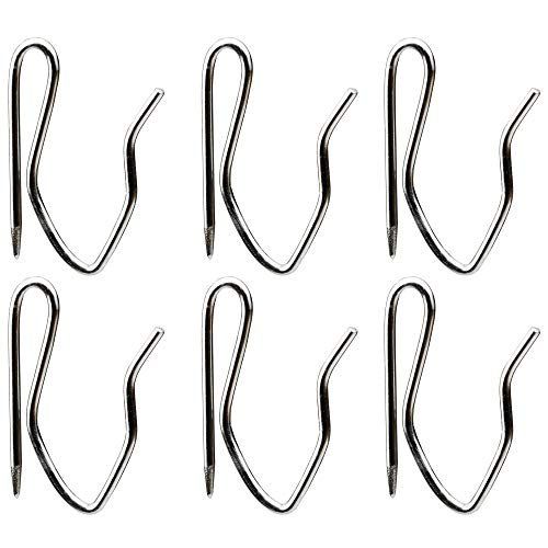 Photo 1 of stainless steel drapery hook pins size 1.2x0.8 inch (120 pcs)