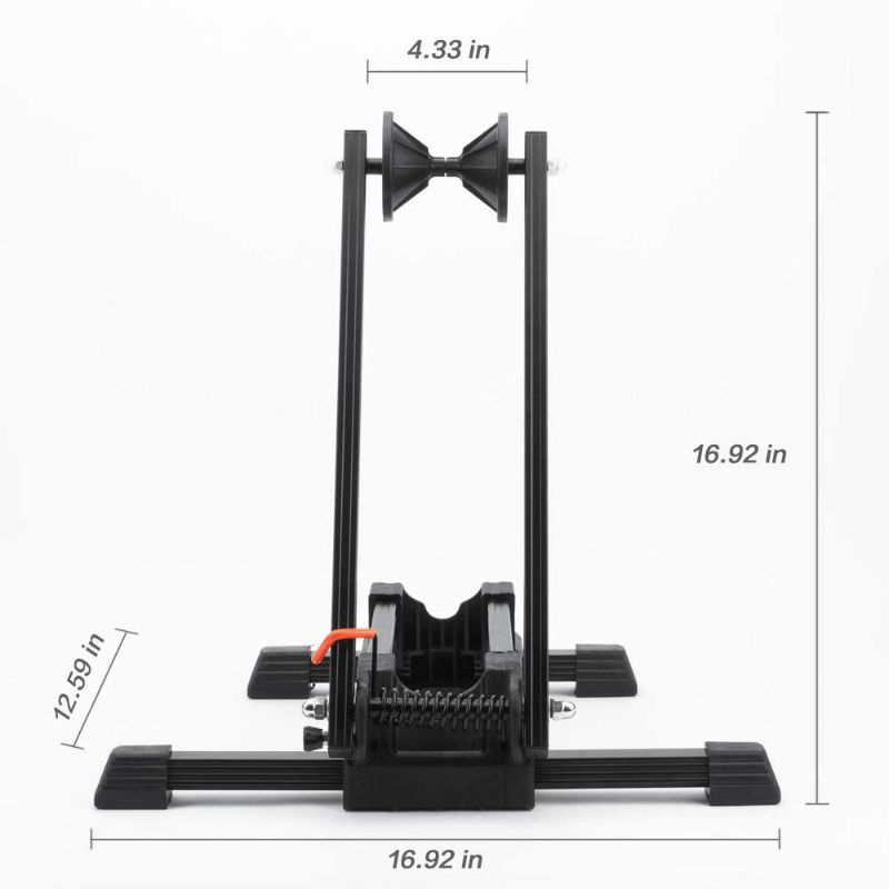 Photo 4 of DNC Bike Stands for Storage, Bicycle Floor Type Parking Rack Stand for Mountain and Road Bike, Home Garage Cycling Storage Organizer Cycle Tires Rack Holder