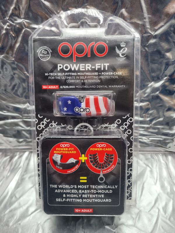 Photo 2 of (size: 10+ adult)OPRO Power-Fit Mouthguard, Adults and Junior Sports Mouth Guard with Case for Boxing, Basketball, Lacrosse, Football, MMA, Martial Arts, Hockey and All Contact Sports