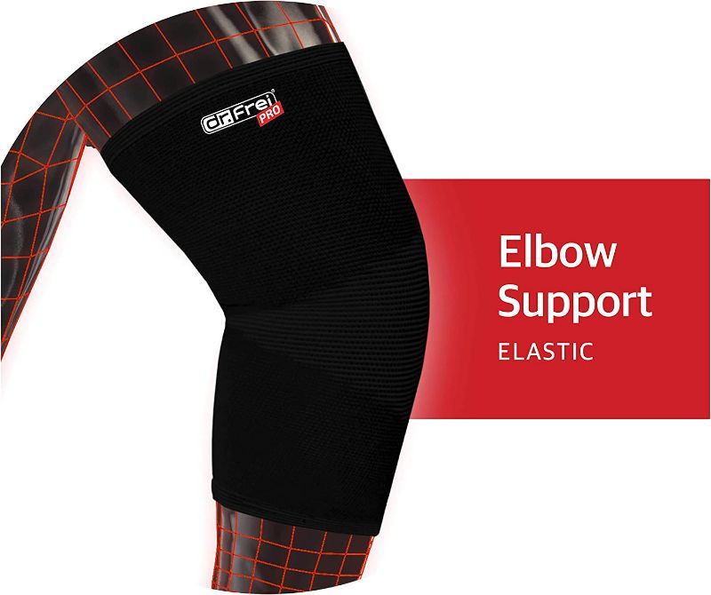 Photo 2 of DR. FREI Pro Elastic Elbow Joint Support Brace for Pain Relief or Everyday Use, Size Medium