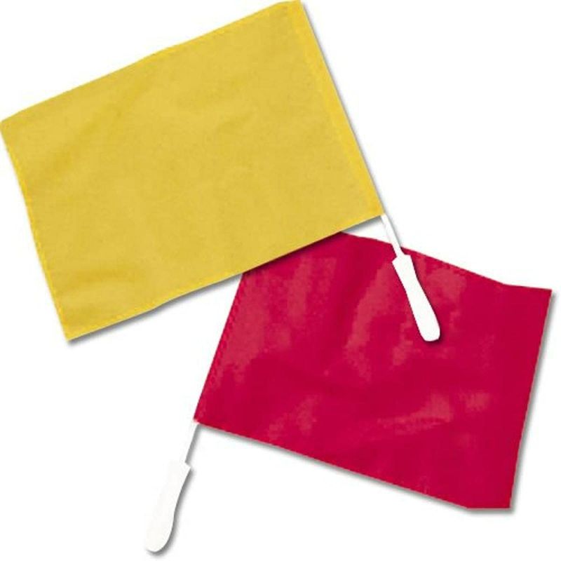 Photo 1 of BSN Sports Linesman Flags with wooden handles