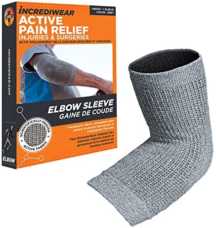 Photo 1 of (size s/m)  Incrediwear Elbow Sleeve – Elbow Brace for Elbow Support, Joint Pain Relief, Inflammation Relief, and Circulation, Tendonitis, Golf and Tennis Elbow Brace for Women and Men